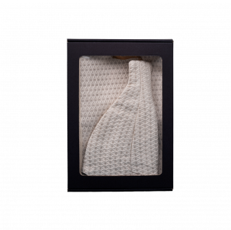 Gift set in a gift box for HER. Women's sauna hat and apron - LINEN
