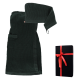 Gift set in a gift box RENTO KENNO FOR HER. Hair towel and apron, dark green