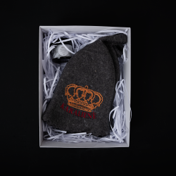 Gift set in gift box DARK KINGS. Sauna caps and menthol crystals