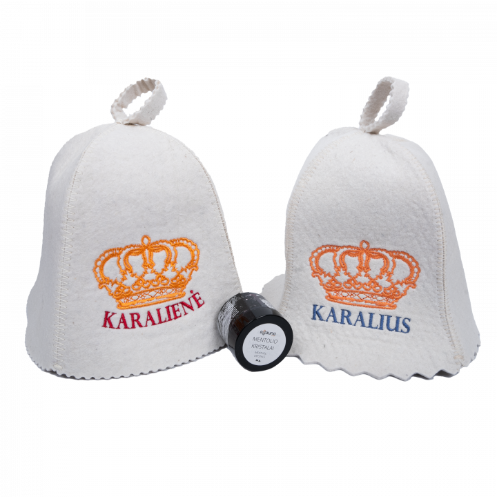 Gift set in a gift box LIGHT KINGS. Caps and menthol crystals