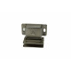 Metal lock for magnet locks with a magnetic plate