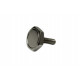 U-shaped metal lock for magnet locks with threaded screw