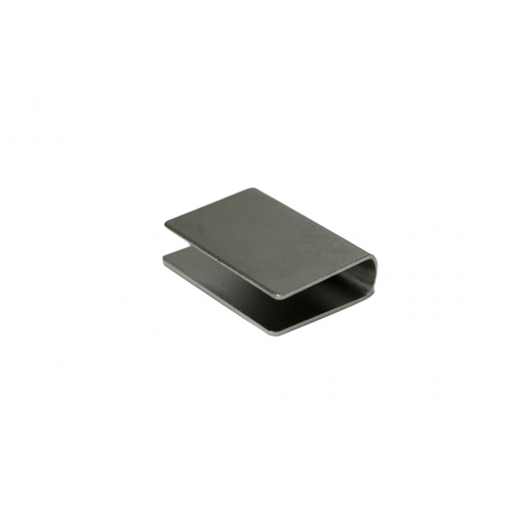 U-shaped metal lock for magnet locks with threaded screw