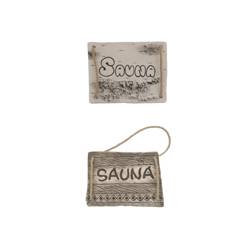 Door plate SAUNA