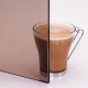AD MODERN glass sauna doors, glass color bronze