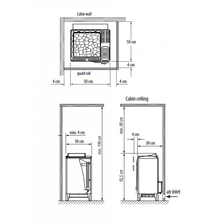 Electric sauna heater - EOS BI-O Max