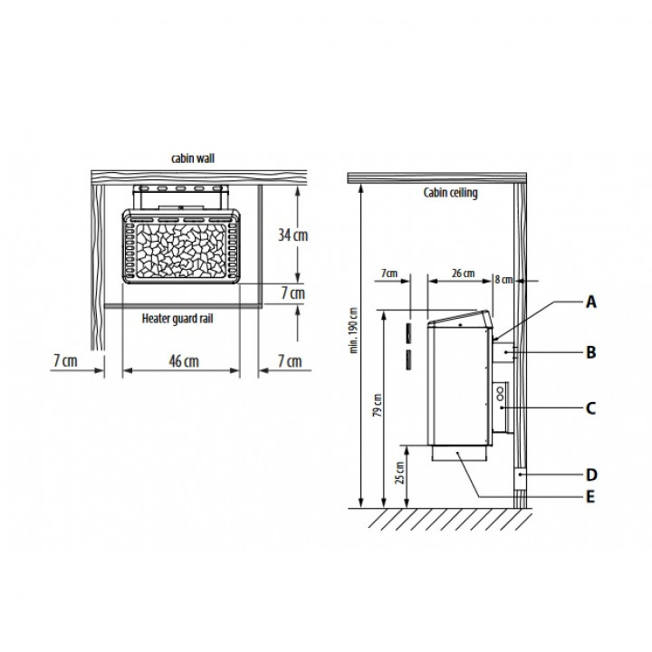 Electric sauna heater - EOS Euro