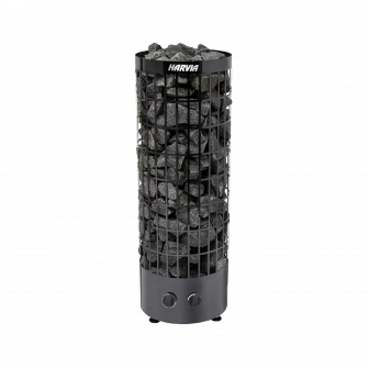 Electric sauna heater - HARVIA Cilindro Black Steel PC70 6,8 kW