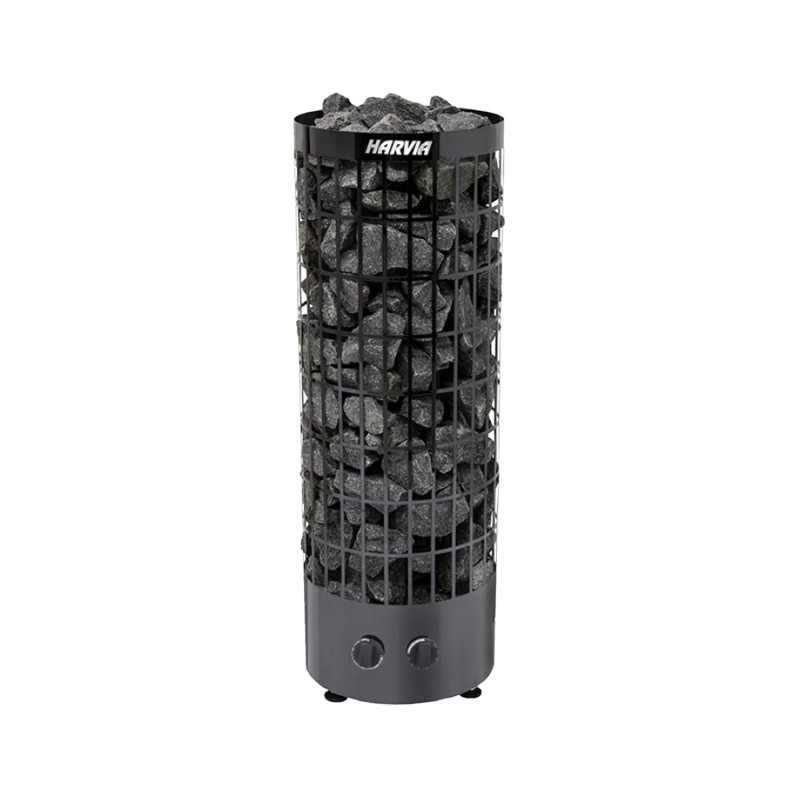 Electric sauna heater - HARVIA Cilindro Black Steel PC70 6,8 kW