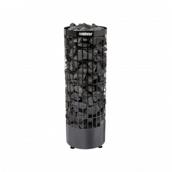 Electric sauna heater - HARVIA Cilindro Black Steel PC90E 9 kW