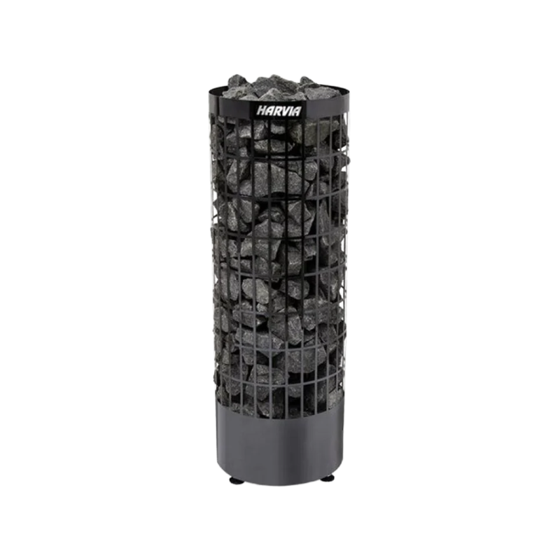 Electric sauna heater - HARVIA Cilindro Black Steel PC90E 9 kW