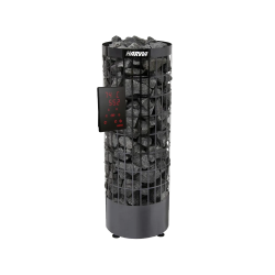 Electric sauna heater - HARVIA Cilindro Black Steel PC90XE 9 kW 