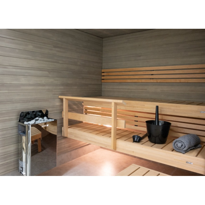 Electric sauna heater - HARVIA The Wall SW90 9,0 kW with control panel