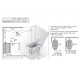 Electric sauna heater - HARVIA Vega BC90 with manual switches