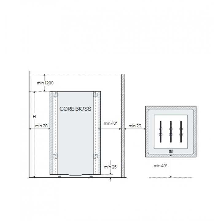 Electric sauna heater - HUUM CORE SS