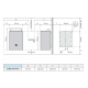 Electric sauna heater - HUUM Core Wall Mini Combi 4