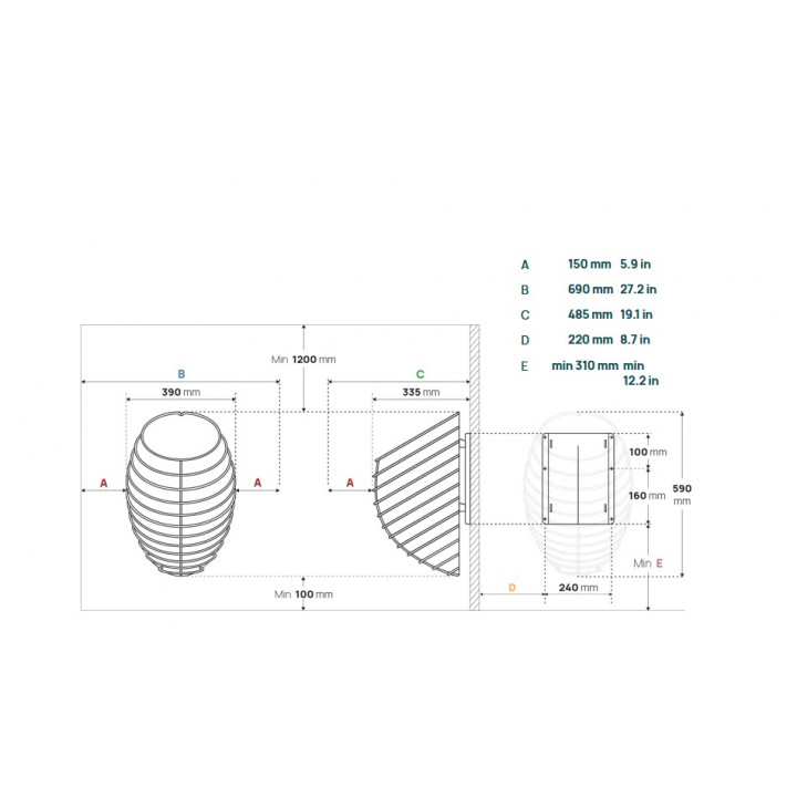 Electric sauna heater - HUUM DROP