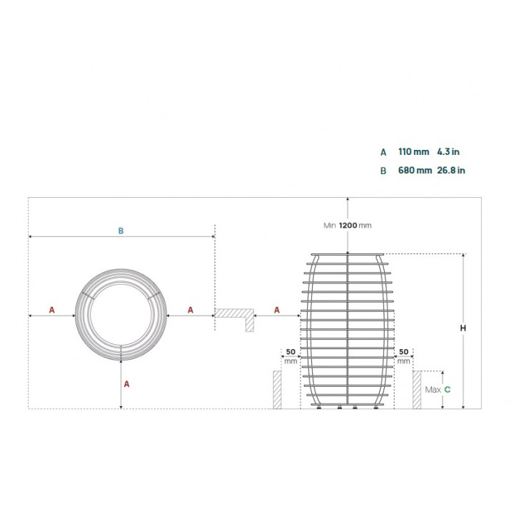 Electric sauna heater – HUUM HIVE Mini