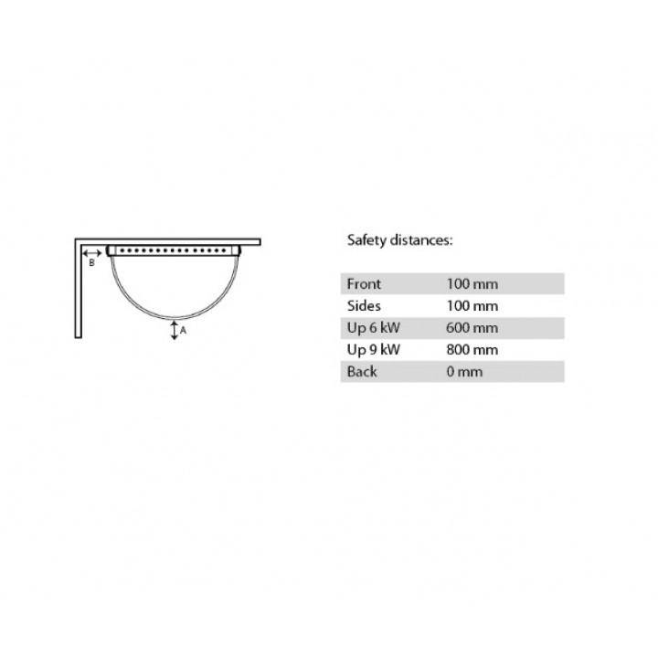 Electric sauna heater - IKI WALL 9 kW