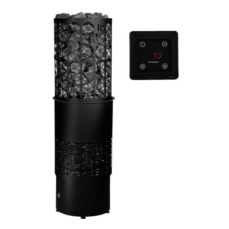 Electric sauna heater - MONDEX KAIRA, black