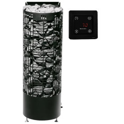 Electric sauna heater - MONDEX KALLA, black  Electric sauna heater - MONDEX KALLA, black