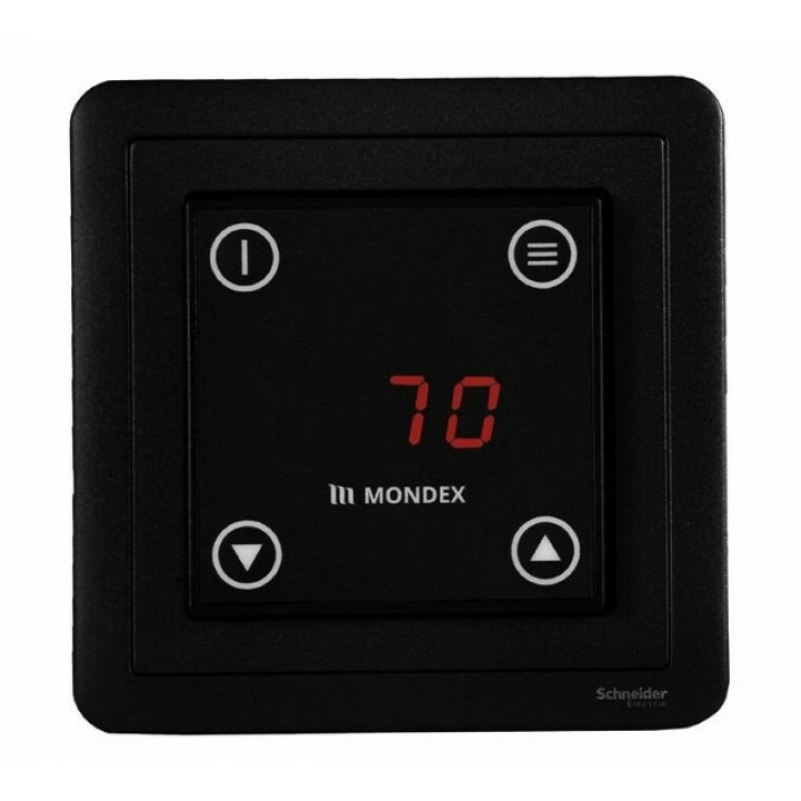Electric sauna heater - MONDEX KALLA, black