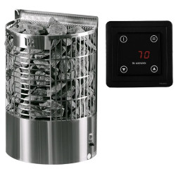 Electric sauna heater - MONDEX TENO E2, stainless steel  Electric sauna heater - MONDEX TENO E2, stainless steel