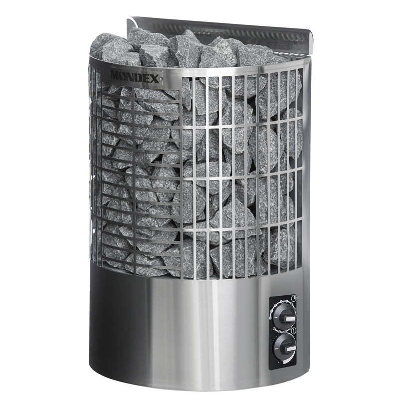 Electric sauna heater - MONDEX TENO, stainless steel