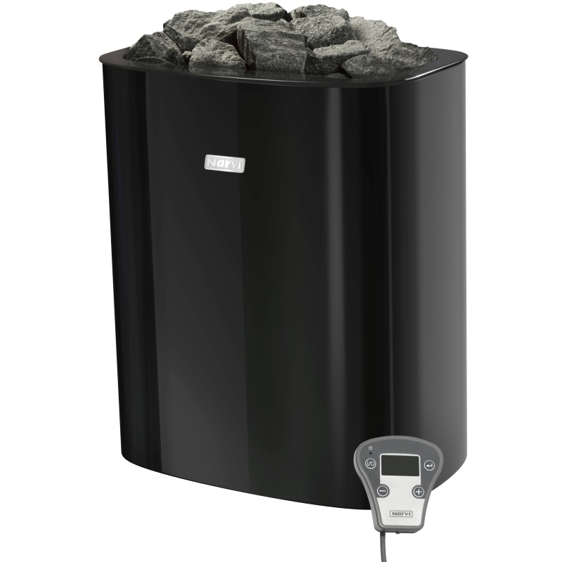 Electric sauna heater - NARVI NC Electric, black 9 kW Electric sauna heater - NARVI NC Electric, black 9 kW