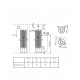 Electric sauna heater - NARVI SMOOTH 10.5 kW, black