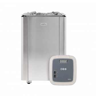 Electric sauna heater - Narvi Ultra, with control unit