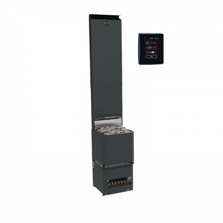 Electric sauna heater - SAUNUM Pro Experience with control panel