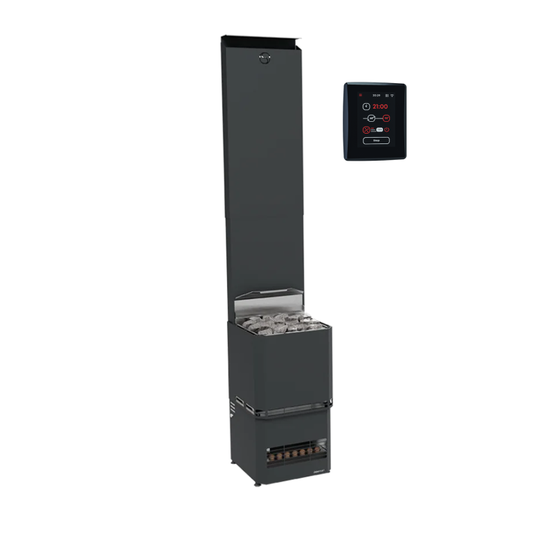 Electric sauna heater - SAUNUM Pro Experience with control panel