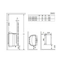 Electric sauna heater – SAWOTEC Scandia Combi Next, without control unit - 1 Electric sauna heater – SAWOTEC Scandia Combi Next, without control unit - 1