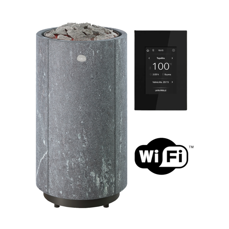 Electric sauna heater TULIKIVI KAARNA Nobile L, with Wifi control panel