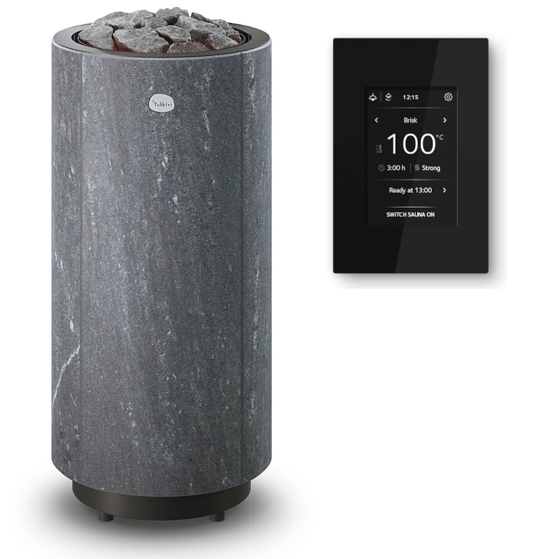 Electric sauna heater TULIKIVI KAARNA Nobile, with control panel