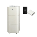 Electric sauna heater TULIKIVI KUURA 2, white, with control panel - 0