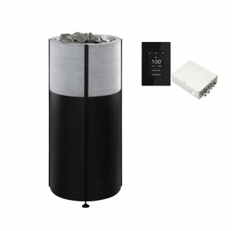 Electric sauna heater TULIKIVI NAAVA RIGATA Integrated with control panel