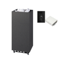 Electric sauna heater TULIKIVI RAE, black, with control panel - 0