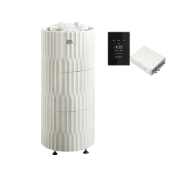 Sauna stove TULIKIVI RIITE, white, with control panel 