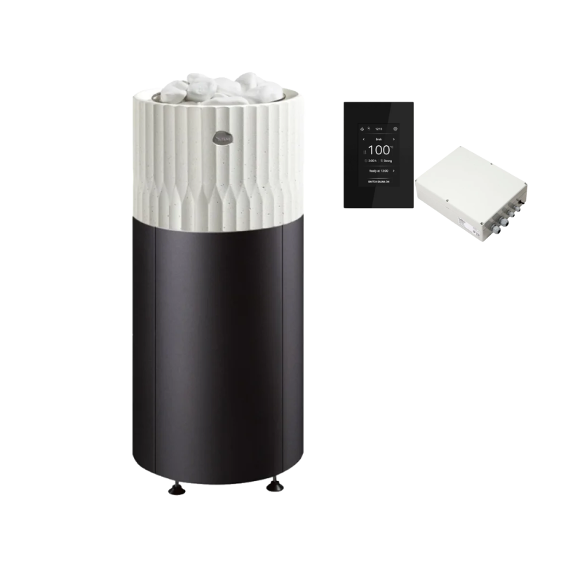 Electric sauna heater TULIKIVI RIITE Integrated, with control panel