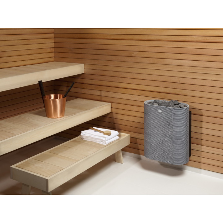 Electric sauna heater TULIKIVI ROUTA with control panel