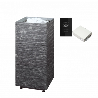 Electric sauna heater TULIKIVI TUISKU GRAFIA with control panel