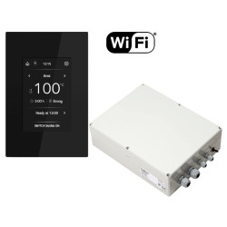 Electric sauna heater control panel - TULIKIVI WIFI with contactor box  Electric sauna heater control panel - TULIKIVI WIFI with contactor box