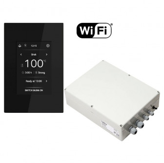 Electric sauna heater control panel - TULIKIVI WIFI with contactor box