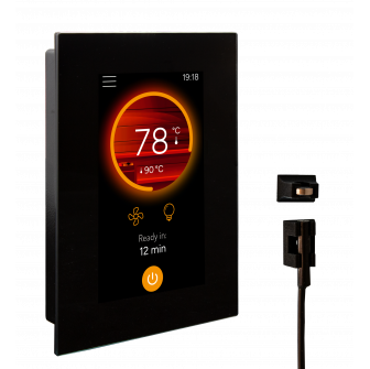 Electric sauna heater control panel upgrade kit - Harvia Fenix ​​FX002XW Wifi with touch screen and door sensor