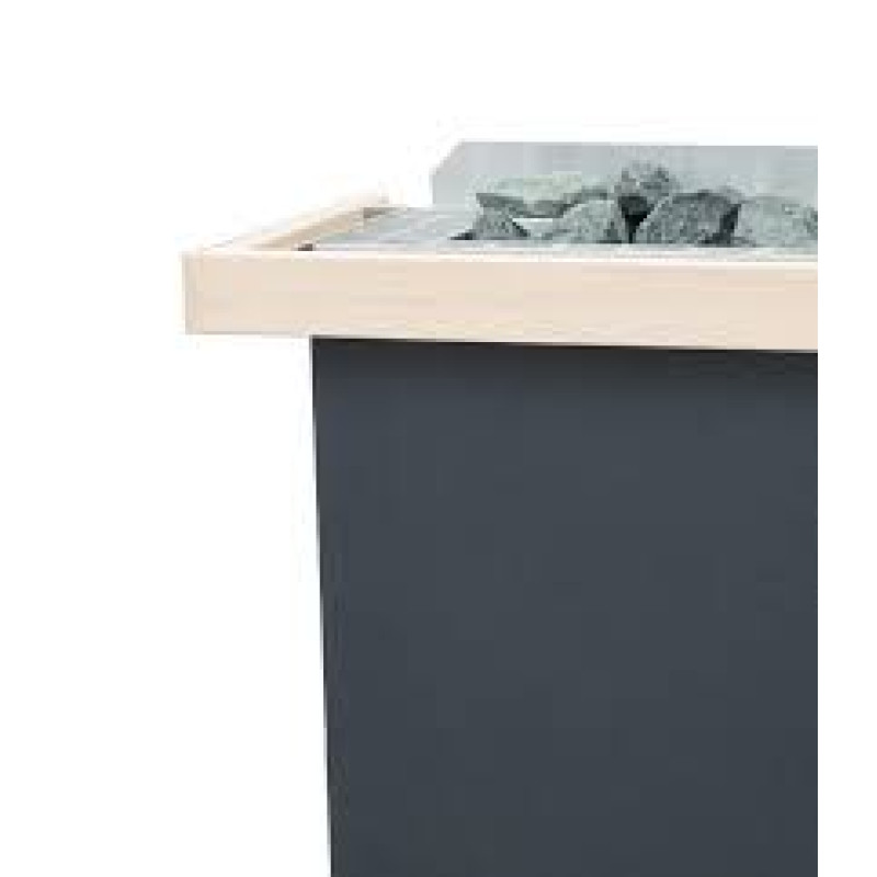 Safety railing - for EOS Bi-O Gracil W heaters, black