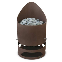 Electric sauna heater - EOS Zeus HD, brown  Electric sauna heater - EOS Zeus HD, brown