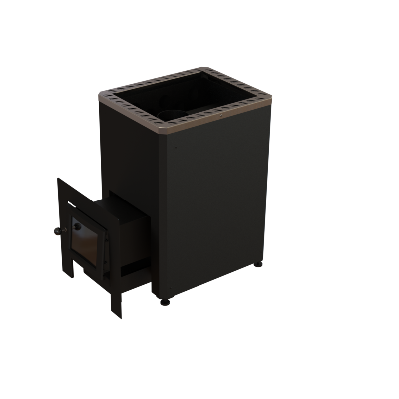 Wood-burning sauna stove - VILPRA ETNA-22-L-V with external firebox