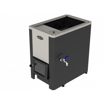 Wood-burning sauna stove - VILPRA ETNA-22-WT-V with water tank